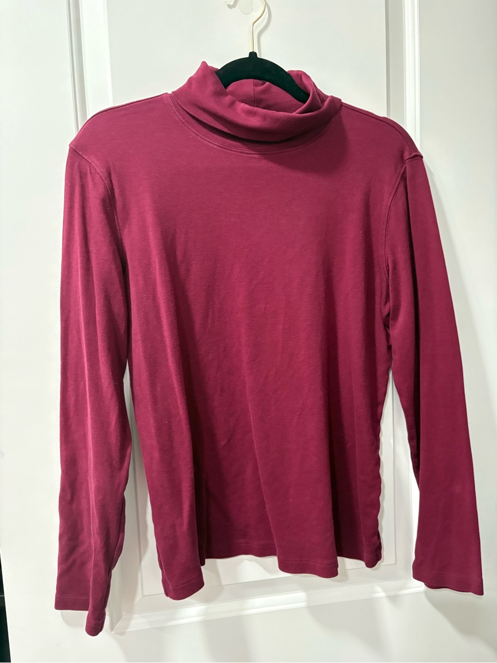 St. John's Bay Long Sleeve Turtleneck - Berry